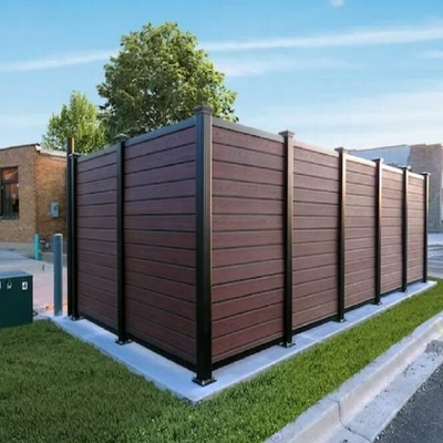 Système de clôture de jardin en aluminium pour l'extérieur