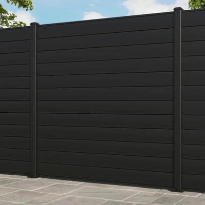 Système de clôture de jardin en aluminium pour l'extérieur