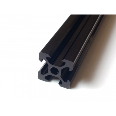 Les profils anodisés en aluminium de qualité T3-T8 de Shengxin pour la série 6000 en noir
