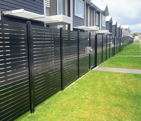 Système de clôture en aluminium poli pour piscine de jardin