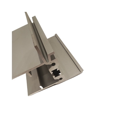 6082 T4 OEM Profil d'extrusion en aluminium Profil d'aluminium pour la cuisine Poignée de porte coulissante pour le MDF de 18 mm