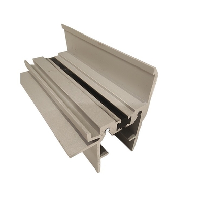 6082 T4 OEM Profil d'extrusion en aluminium Profil d'aluminium pour la cuisine Poignée de porte coulissante pour le MDF de 18 mm