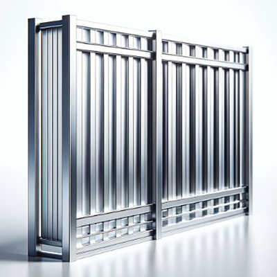 Le design moderne répond à la durabilité des clôtures en aluminium avec une épaisseur personnalisable