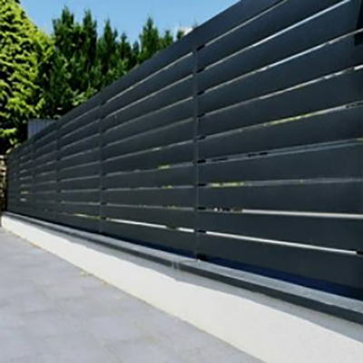 Le design moderne répond à la durabilité des clôtures en aluminium avec une épaisseur personnalisable