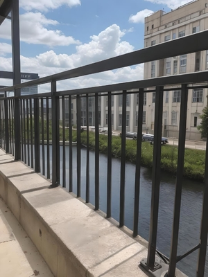 Clôture de protection de la vie privée pour jardin extérieur avec panneaux et conception horizontaux en ardoise en aluminium de qualité 6063