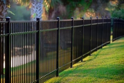 Panneaux de clôture à dalles horizontales étanches à l'eau pour jardin extérieur