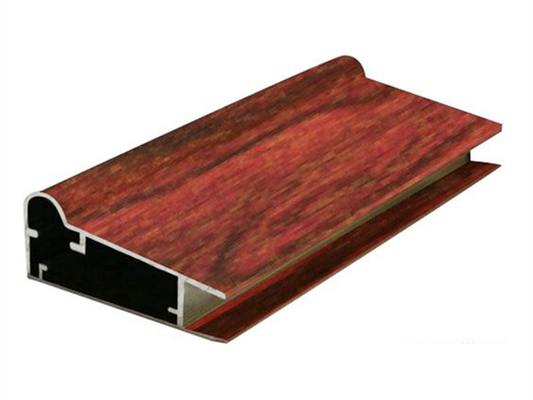 Série 6000 T3-T8 Shengxin Finition en grain de bois profil creux en aluminium pour la décoration