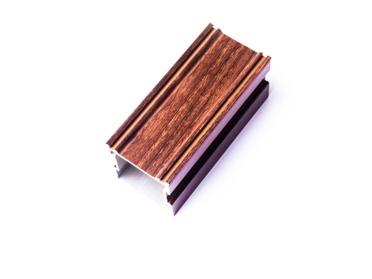 Série 6000 T3-T8 Shengxin Finition en grain de bois profil creux en aluminium pour la décoration