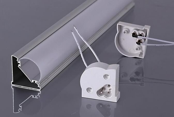 Profil/canaux de barres d'extrusion en aluminium à bande LED avec service de traitement de soudage