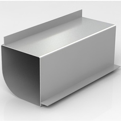 Profil d'extrusion en aluminium blanc Shengxin de 15 mm avec service de traitement de perforation