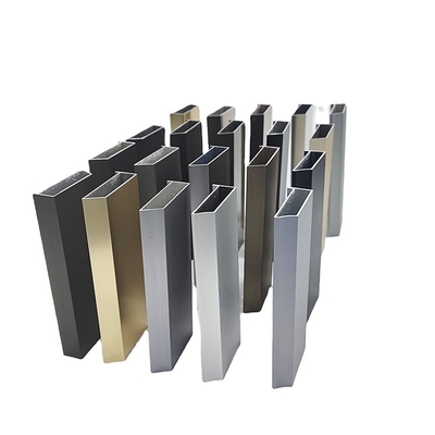 Profiles en aluminium pour fenêtres et portes de la série 6000 avec finition de surface revêtue de poudre