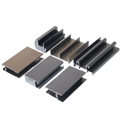 Profiles d'extrusion en aluminium de champagne pour fenêtre de porte en Zambie