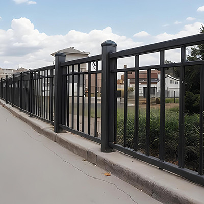 Panneau de clôture de protection à fonction carrée en alliage d'aluminium