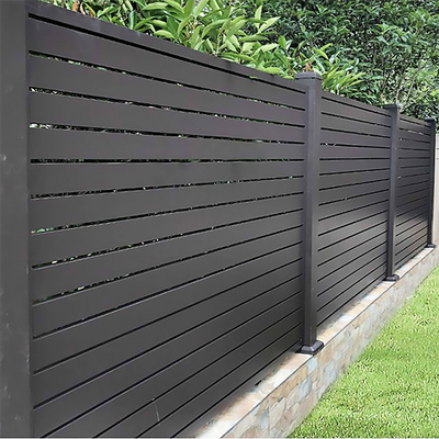 Panneaux de clôture de piscine en aluminium de jardin avec longueur personnalisée et conception facile à installer