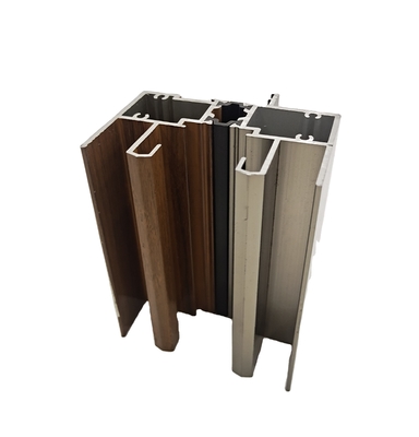 Shengxin 6063 profilé en aluminium pour Windows mode de paiement T/T ou L/C et couleur dorée