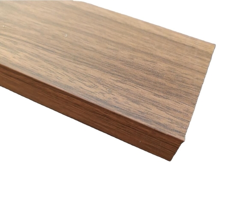 Profiles en aluminium de couleur bois décoratif à température T3-T8 et épaisseur 0,8 mm-2,0 mm