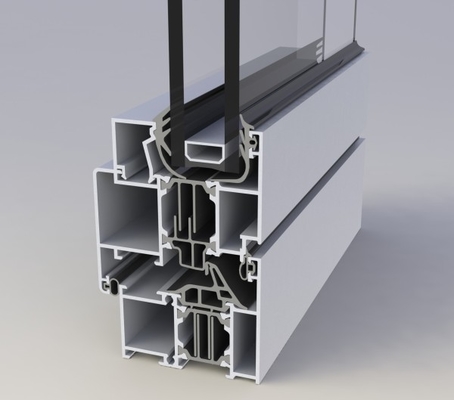 Profil d'aluminium anodisé argenté 4040 Extrusion d'aluminium avec une épaisseur d'anodisation de 0,7 mm
