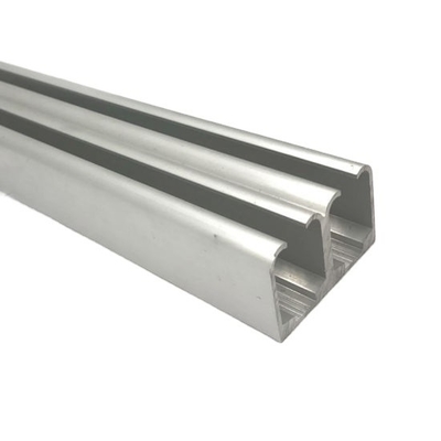 0.8 mm-3.0 mm épaisseur Profiles en aluminium anodisé pour rail coulissant de rideau Shengxin