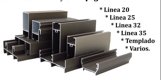 Profiles en aluminium T3-T8 pour fenêtres et portes