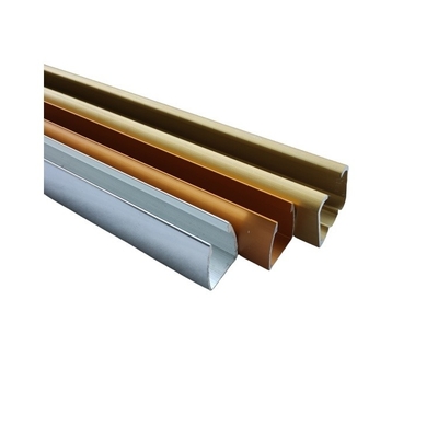 Profils d'extrusion de garde-robe en aluminium titane or de couleur personnalisée Standard GB5237-2017