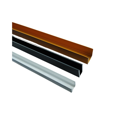 Profils d'extrusion de garde-robe en aluminium titane or de couleur personnalisée Standard GB5237-2017