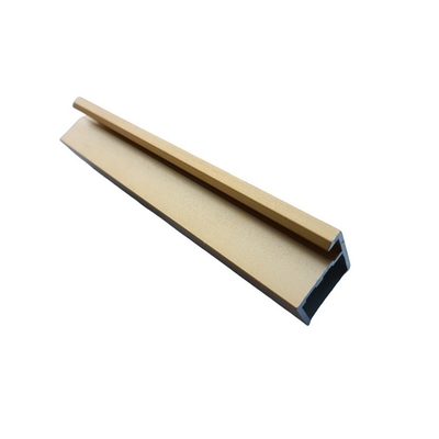 Profils d'extrusion de garde-robe en aluminium titane or de couleur personnalisée Standard GB5237-2017