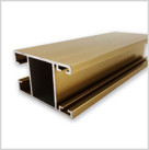 Profiles d'extrusion d'aluminium anodisé à oxydation de 15um pour fenêtre de porte en Amérique du Sud