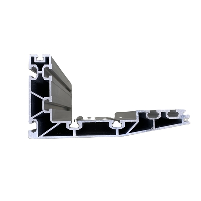 Profiles de rails de circulation en alliage d'aluminium 6061 T6 argent personnalisé anodisé pour l'avantage