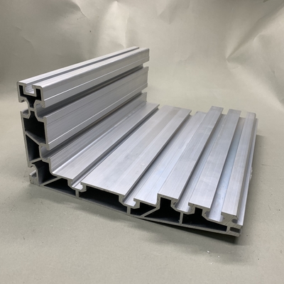 Profiles de rails de circulation en alliage d'aluminium 6061 T6 argent personnalisé anodisé pour l'avantage
