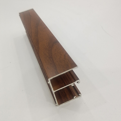 Cadre de fenêtre d'extrusion en aluminium anodisé en bronze avec structure en alliage d'aluminium 6063
