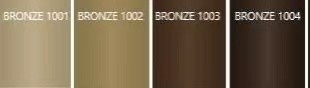 Profil anodisé d'aluminium extrudé en finition en bronze pour des cadres de porte et de fenêtre robustes