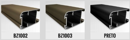 Profil anodisé d'aluminium extrudé en finition en bronze pour des cadres de porte et de fenêtre robustes