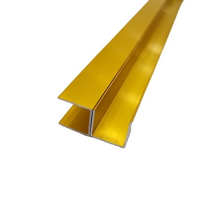 Profil anodisé d'aluminium extrudé en finition en bronze pour des cadres de porte et de fenêtre robustes