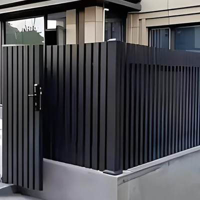 Profil en alliage d'aluminium pour clôture porte décorative clôtures en aluminium