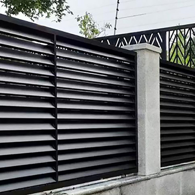 Profil en alliage d'aluminium pour clôture porte décorative clôtures en aluminium