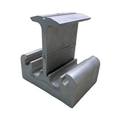 Température T4-T5-T6 6061 T6 Chemin de train en aluminium anodisé argenté personnalisé
