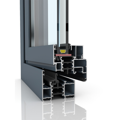 T-profil 6063 T Aluminium pour portes coulissantes et vitraux SHENGXIN 2023