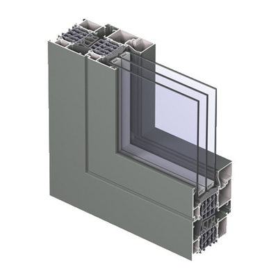 Profil en aluminium style ouvert automatique pour portes horizontales industrielles sur mesure CN ANH