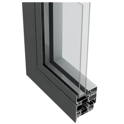 Cadre double vitré 6063 T5 profilé en aluminium pour fenêtre à carénage dans la longueur de 5,8-6,0M