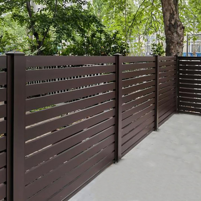 Panneaux de balcon en aluminium certifiés ISO9001/ISO14001/ISO18001 pour la décoration intérieure et le jardin