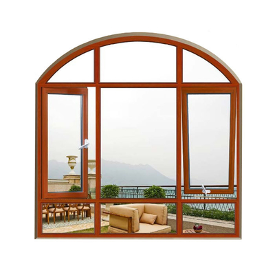 Profil de fenêtre en aluminium 6063 personnalisé pour système de portes et fenêtres de pont thermique