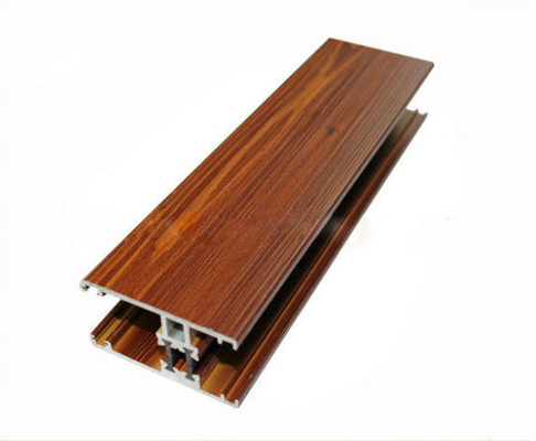 SHENGXIN 6063 T5 Profils en aluminium personnalisés de couleur bois pour fenêtre de porte de la série 6000