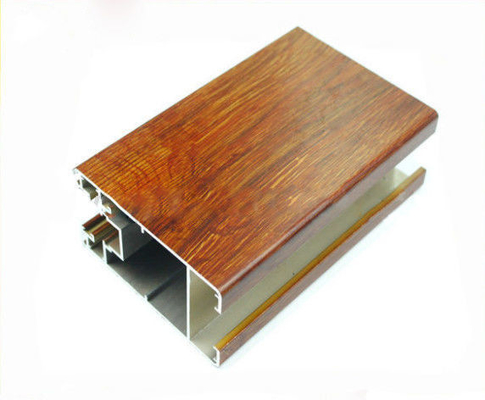 SHENGXIN 6063 T5 Profils en aluminium personnalisés de couleur bois pour fenêtre de porte de la série 6000
