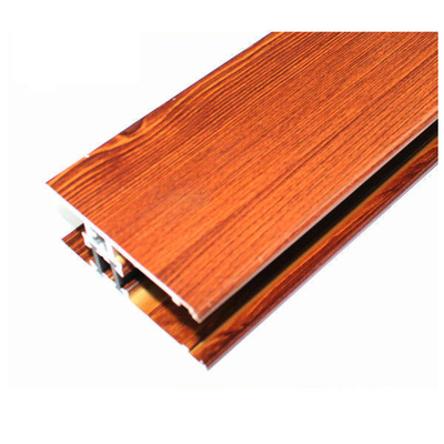 SHENGXIN 6063 T5 Profils en aluminium personnalisés de couleur bois pour fenêtre de porte de la série 6000