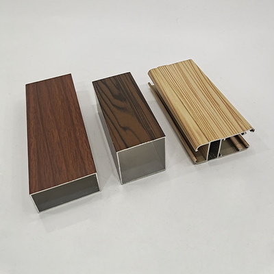 Profiles d'aluminium carrés revêtus de PVDF personnalisés pour fenêtres coulissantes Anhui ShengXin