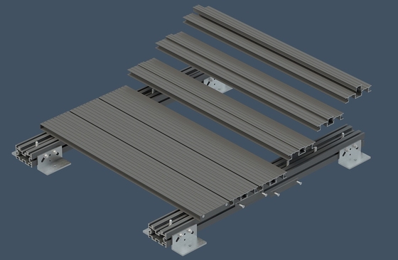 Profil d'aluminium étanche pour fenêtre de porte Anodisation en poudre revêtement de plaque d'aluminium