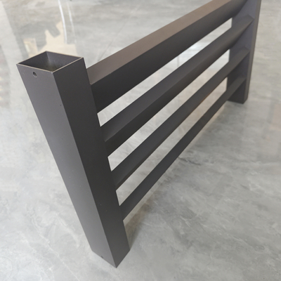 Taille personnalisée Profiles en alliage d'aluminium revêtus de poudre Clôture SX109 Température T3-T8 personnalisée