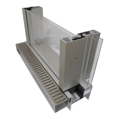 Profil de cour Shengxin Profil coulissant en aluminium pour garde-robe Profil de porte coulissante