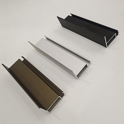 Portes de construction de bâtiments Shengxin 6063 T5 Profiles en aluminium anodisés en poudre