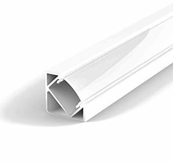 SHENGXIN 2019 Led large miroir Bar de lumière blanche du canal de mur monté bande couverture d'aluminium coin profilé LED